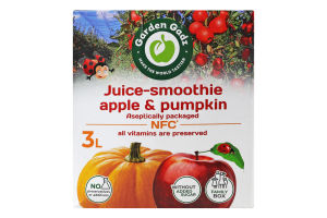 Сік-смузі яблучно-гарбузовий Garden Gadz к/у 3л