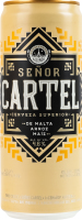 Пиво 0.33л 4.6% світле пастеризоване Senor Cartel з/б
