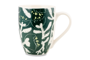 Чашка Квітковий орнамент 390мл кераміка