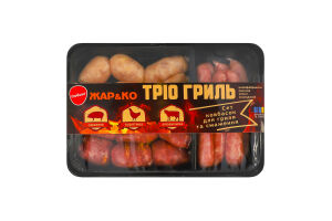 Сет колбасок для гриля и жарки Трио гриль Жар&Ко Глобино охл лоток 640г