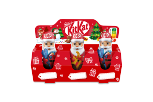 Набір фігур з молочного шоколаду з пшеничними кріспами Kit Kat к/у 3х17г