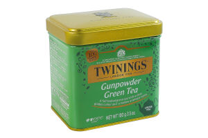 Чай зеленый листовой Gunpowder Twinings ж/б 100г