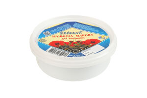 Начинка маковая для выпечки Sladosvit п/у 400г