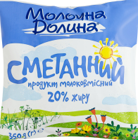 Продукт сметанный 20% молокосодержащий Молочна Долина м/у 350г