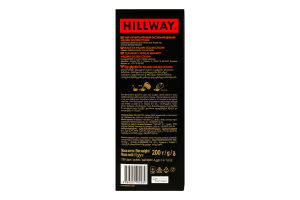 Чай черный байховый мелкий Golden Ceylon Exclusive Hillway в/с к/у 100х2г