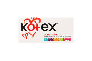 Тампоны гигиенические Super UltraSorb Kotex 32шт