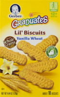 Gerber Graduates for Toddlers Lil' Biscuits Vanilla Wheat - 18 CT