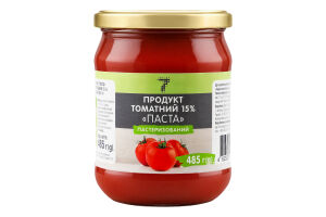 Продукт томатний 15% Паста 7 с/б 485г
