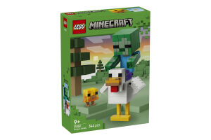 Конструктор для дітей від 9років №21582 Chicken Jockey Minecraft Lego 344ел