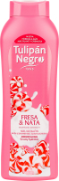 Гель д/душу Полуничний крем 650мл Tulipan Negro