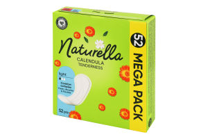Прокладки щоденні гігієнічні ароматизовані Light Calendula Tenderness Naturella 52шт