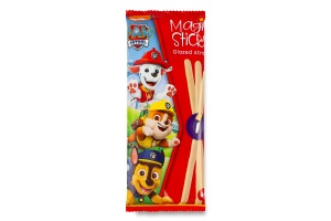 Соломка глазурована зі смаком білого шоколаду Magic sticks Рома м/у 60г