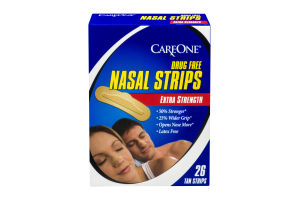 CareOne Drug Free Nasal Strips Extra Strength Tan - 26 CT