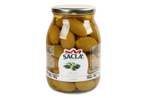 Оливки Sacla' зелені