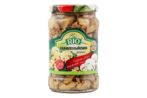 Шампіньйони стерилізовані різані 280г твіст/б Rio