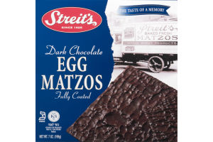 Streit's Dark Chocolate Egg Matzos