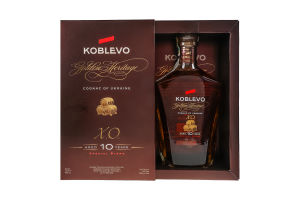 Коньяк 500мл 40% марочный группы КС XO Golden heritage Koblevo к/у