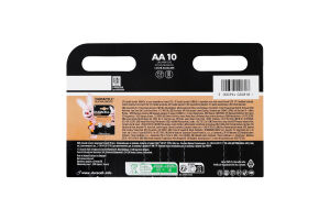 Элемент питания щелочной AA LR6 MN1500 Simply Duracell 10шт