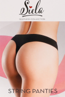 Трусы-стринги с заниженной талией Siela L/XL black