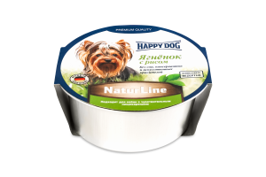 Корм для собак Happy Dog NaturLine ягненок-рис