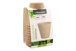 Набір горщиків д/розсади біо 8*7,5см 12шт