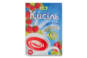 Кисель с ароматом земляники с витамином С Еко м/у 90г