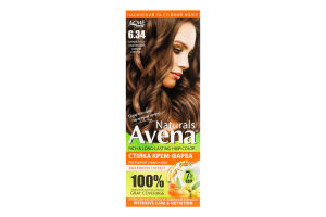 Крем-фарба для волосся стійка Naturals №6.34 Avena 1шт