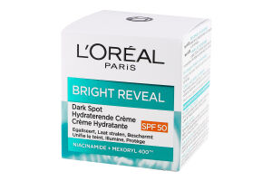 Крем для кожи лица увлажняющий против пигментных пятен SPF 50 Bright Reveal L'Oreal Paris 50мл