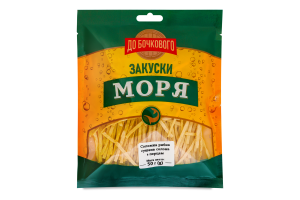 Соломка рыбная сушеная соленая с перцем Закуски моря До Бочкового м/у 50г