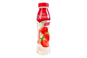 Йогурт 2.5% с наполнителем Клубника Дольче п/бут 290г