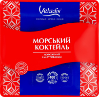 Коктейль морський морожений глазурований Veladis лоток 400г