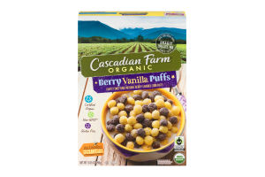Cascadian Farm Organic Berry Vanilla Puffs