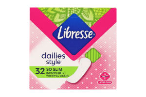 Прокладки щоденні Dailies Style Libresse 32шт