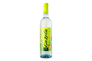 Вино 0.75л 8.5% белое полусухое виноградное натуральное DOC Vinho Verde Gazela бут