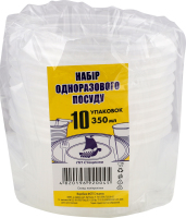 Упаковка 350мл 100*65мм 10шт Добробут