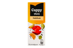 Нектар пастеризований Мультифрукт Mini Cappy т/п 200мл