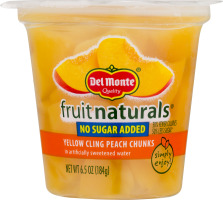 Del Monte Fruit Naturals Yellow Cling Peach Chunks No Sugar Added