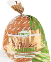 Хлеб нарезной подовый из смеси пшеничной и ржаной муки Паляниця Родина м/у 650г