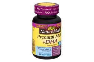 Nature Made Prenatal Multi + DHA - 60 CT