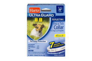 Hartz Ultra Guard Reflecting Flea & Tick Collar For Dogs And Puppies Fits Up To 20" Necks
