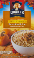 Quaker Instant Oatmeal Pumpkin Spice Packets - 8 CT