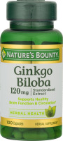Nature's Bounty Ginkgo Biloba 120 MG - 100 CT