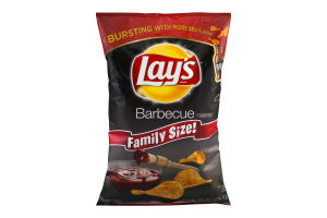 Lay's Barbecue Flavored Potato Chips Family Size!