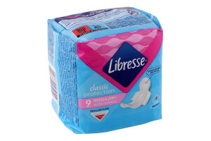 Прокладки гігієнічні Classic Protection Regular+ Libresse 9шт