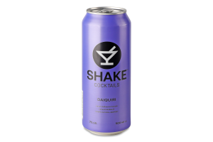 Напій слабоалкогольний 500мл 7% сильногазований Дайкірі Cocktails Shake з/б