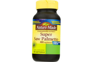 Nature Made Standardized Extract Super Saw Palmetto - 30 CT