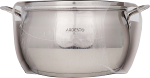 Каструля Gemini Liguria 5л нержавіюча сталь з скляною кришкою Ardesтo