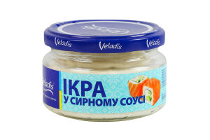 Икра мойвы в сырном соусе Veladis с/б 160г