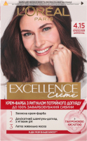 Крем-фарба д/волосся Екселенс Крем 4.15 морозний шоколад Лореаль