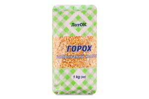 Горох колотый шлифованный ЛотОК 1с м/у 1кг